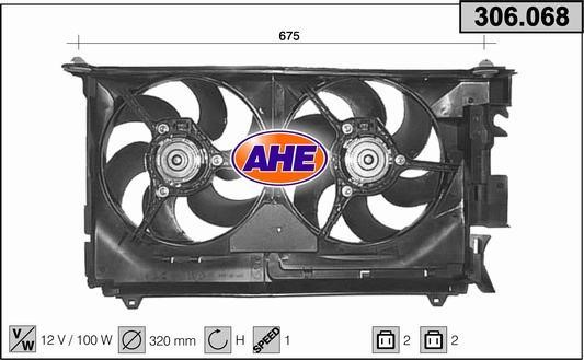 AHE 306.068 Вентилятор, система охолодження двигуна 306068: Купити в Україні - Добра ціна на EXIST.UA!