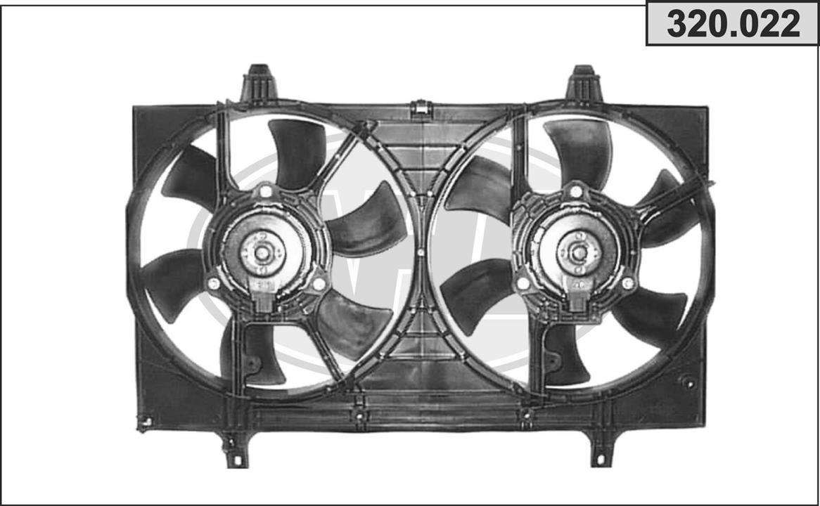 AHE 320.022 Вентилятор, система охолодження двигуна 320022: Купити в Україні - Добра ціна на EXIST.UA!