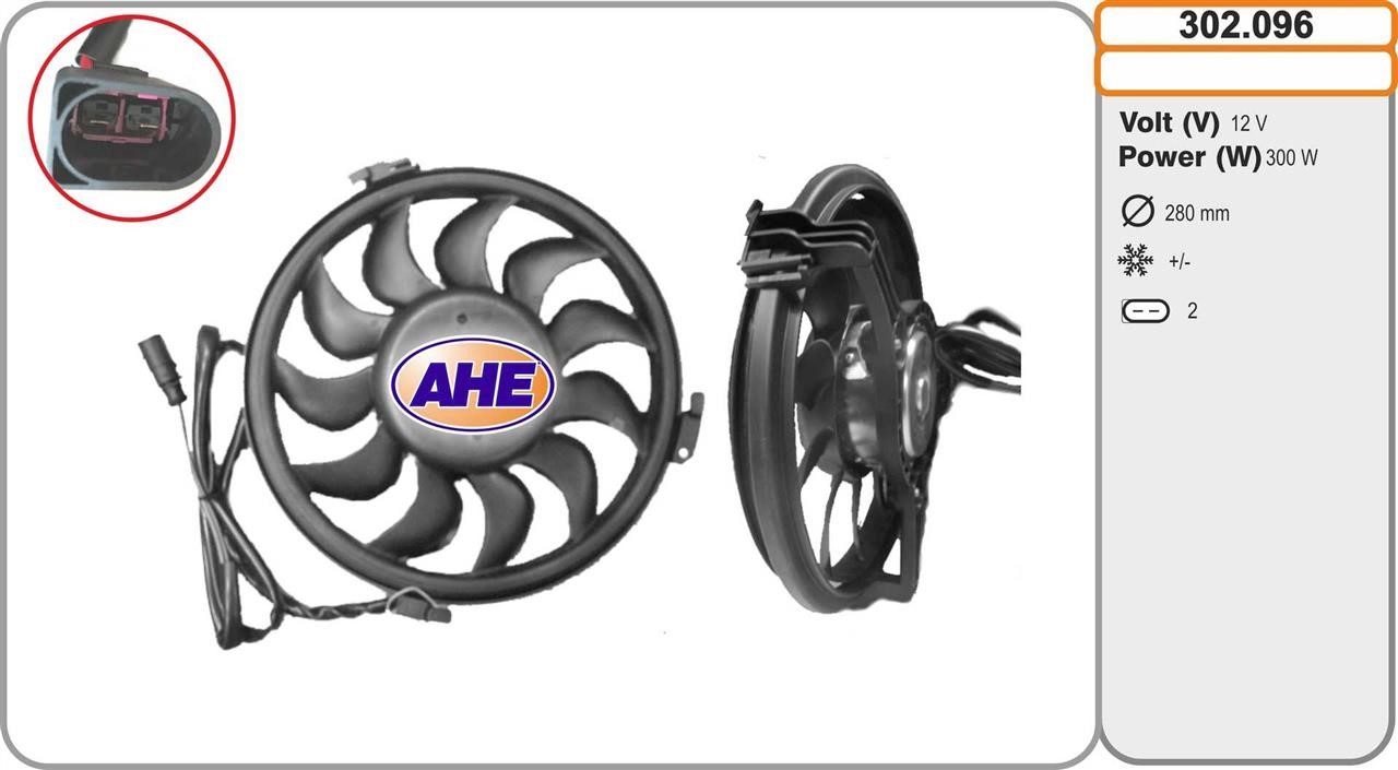AHE 302.096 Вентилятор, система охолодження двигуна 302096: Купити в Україні - Добра ціна на EXIST.UA!