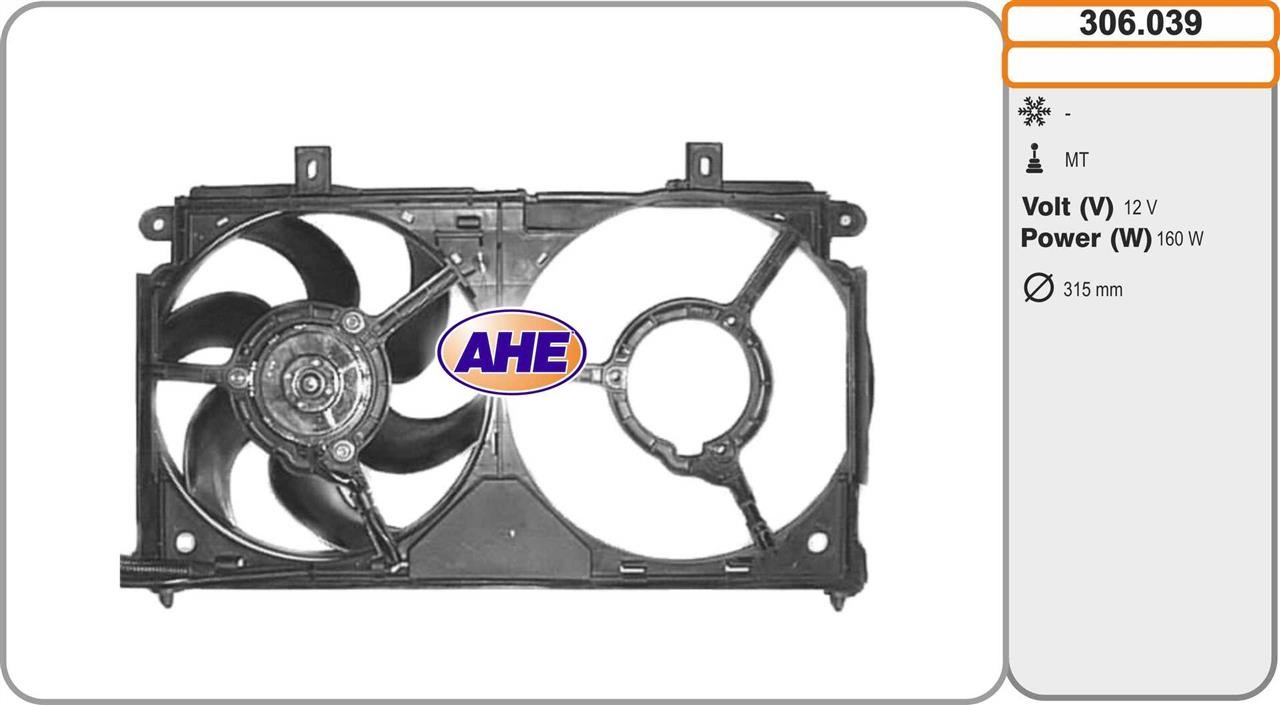 AHE 306.039 Вентилятор, система охолодження двигуна 306039: Купити в Україні - Добра ціна на EXIST.UA!