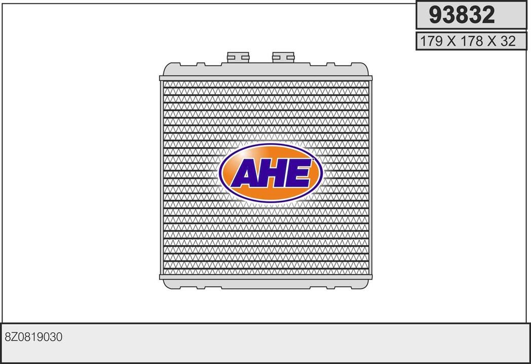 AHE 93832 Теплообмінник, система опалення салону 93832: Приваблива ціна - Купити в Україні на EXIST.UA!