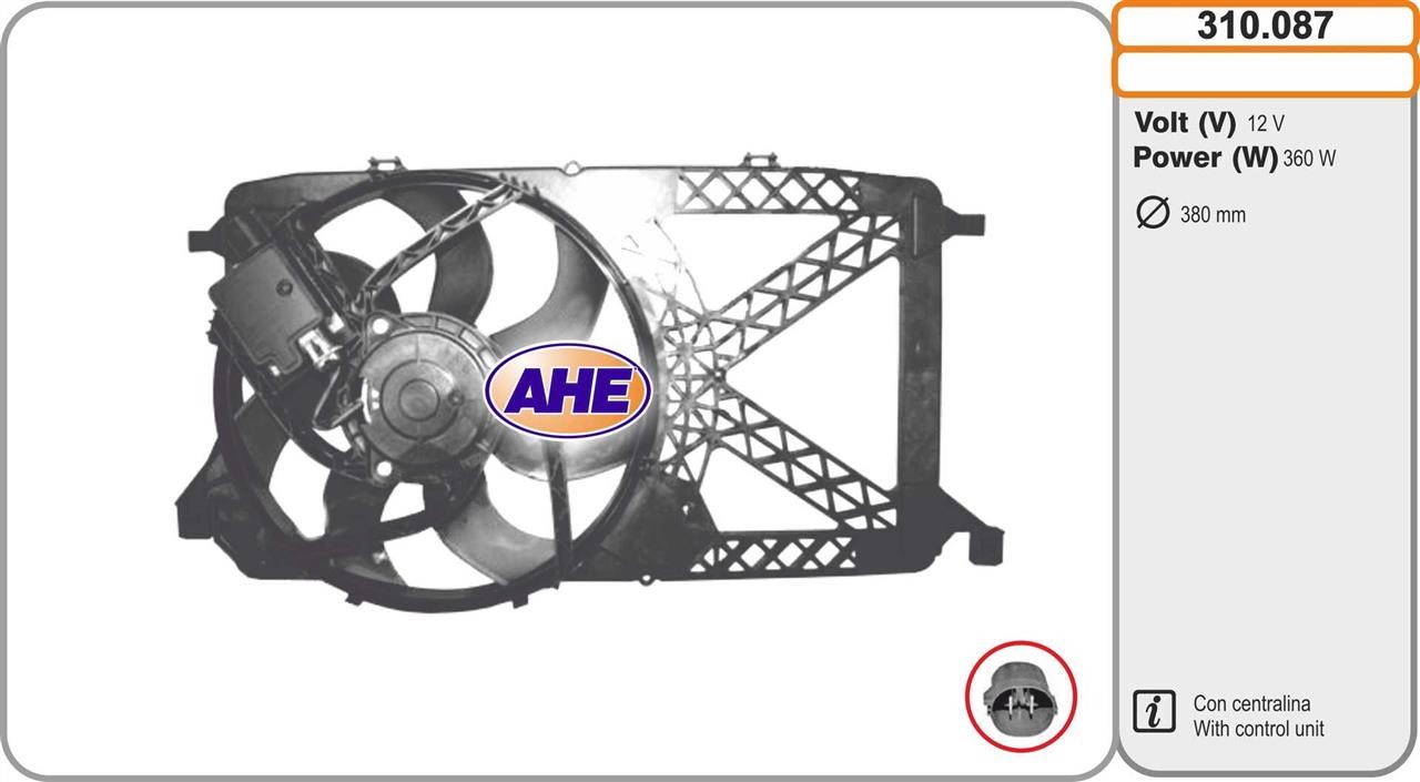 AHE 310.087 Вентилятор радіатора охолодження 310087: Купити в Україні - Добра ціна на EXIST.UA!