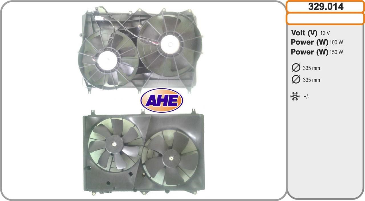 AHE 329.014 Вентилятор радіатора охолодження 329014: Купити в Україні - Добра ціна на EXIST.UA!