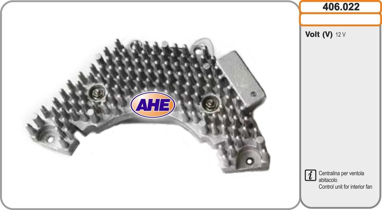 AHE 406.022 Блок керування, електровентилятор (охолодження двигуна) 406022: Купити в Україні - Добра ціна на EXIST.UA!