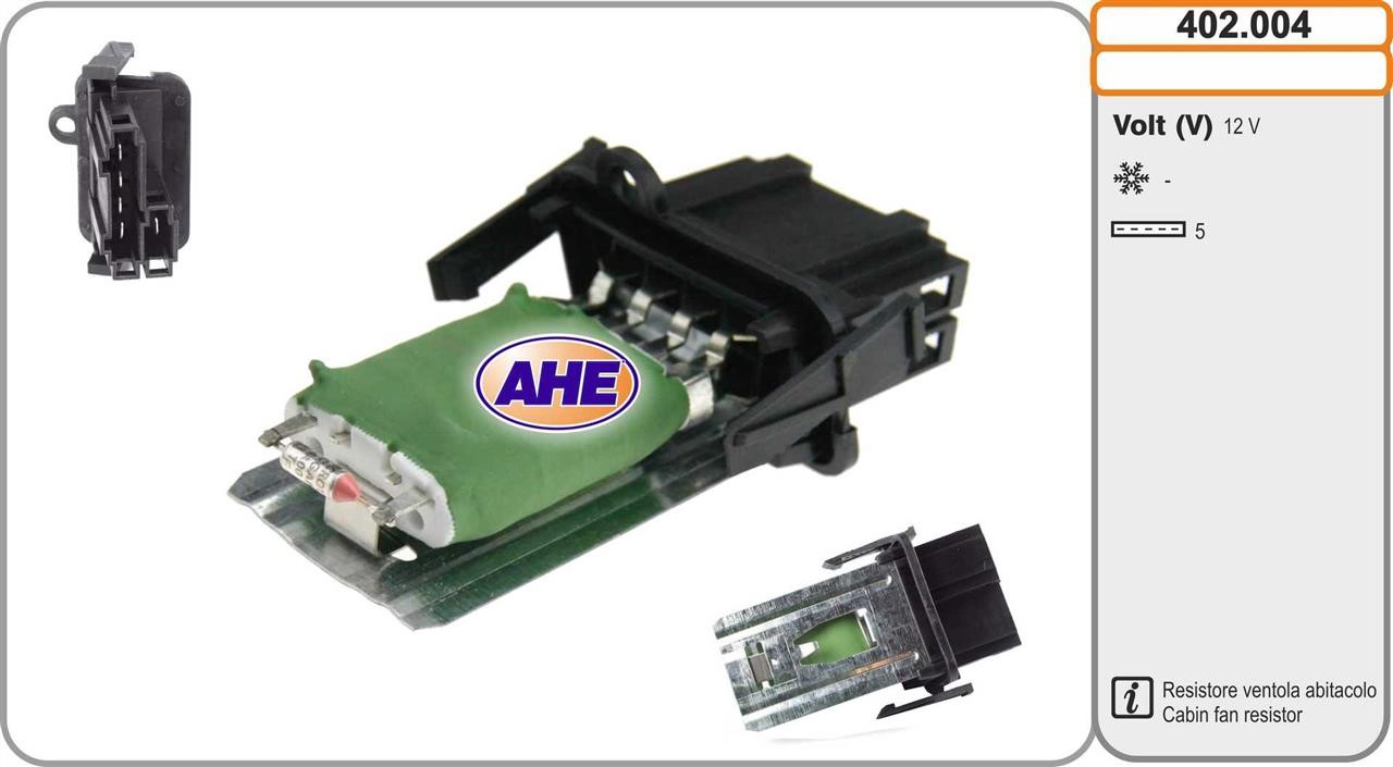 AHE 402.004 Додатковий резистор, електродвигун вентилятора радіатора 402004: Купити в Україні - Добра ціна на EXIST.UA!