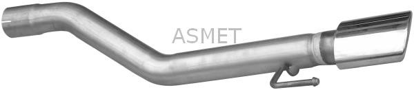 Asmet 05.265 Вихлопна труба 05265: Купити в Україні - Добра ціна на EXIST.UA!