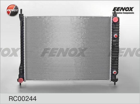 Fenox RC00244 Радіатор, система охолодження двигуна RC00244: Купити в Україні - Добра ціна на EXIST.UA!