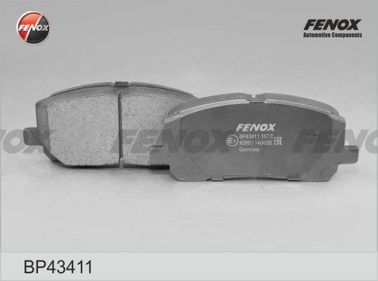 Fenox BP43411 Гальмівні колодки, комплект BP43411: Купити в Україні - Добра ціна на EXIST.UA!