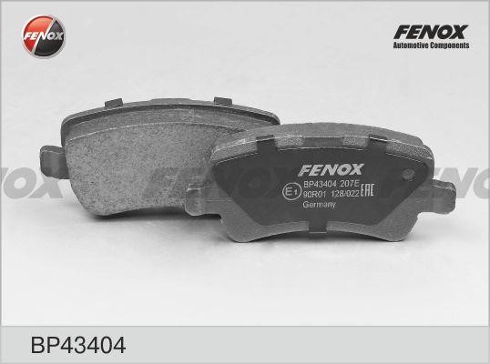Fenox BP43404 Гальмівні колодки, комплект BP43404: Купити в Україні - Добра ціна на EXIST.UA!