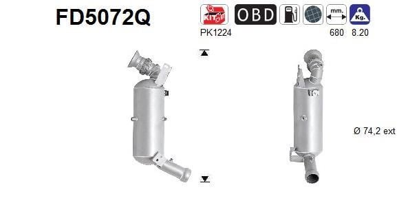 As FD5072Q Протисажний/пиловий фільтр, система відведення ВГ FD5072Q: Купити в Україні - Добра ціна на EXIST.UA!