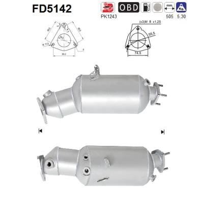 As FD5142 Протисажний/пиловий фільтр, система відведення ВГ FD5142: Купити в Україні - Добра ціна на EXIST.UA!