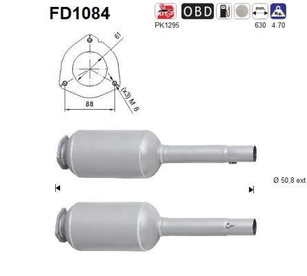 As FD1084 Протисажний/пиловий фільтр, система відведення ВГ FD1084: Купити в Україні - Добра ціна на EXIST.UA!