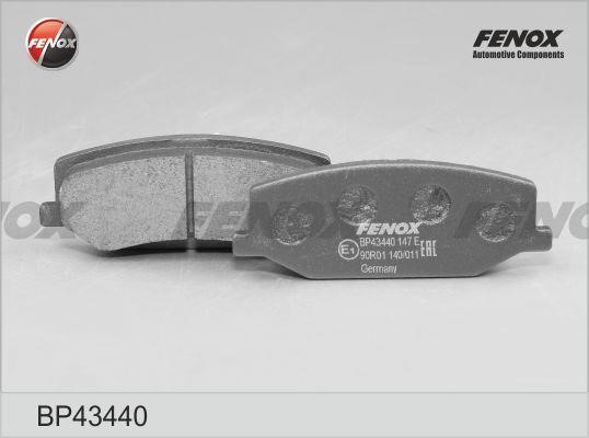 Fenox BP43440 Гальмівні колодки, комплект BP43440: Купити в Україні - Добра ціна на EXIST.UA!