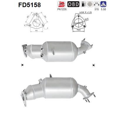 As FD5158 Протисажний/пиловий фільтр, система відведення ВГ FD5158: Купити в Україні - Добра ціна на EXIST.UA!