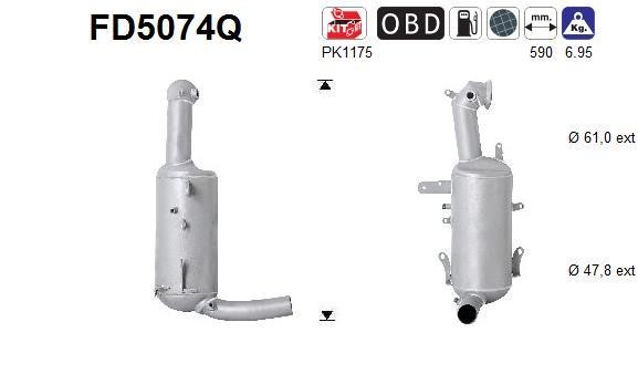 As FD5074Q Протисажний/пиловий фільтр, система відведення ВГ FD5074Q: Купити в Україні - Добра ціна на EXIST.UA!