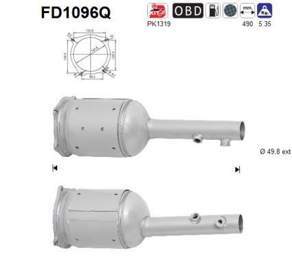 As FD1096Q Протисажний/пиловий фільтр, система відведення ВГ FD1096Q: Купити в Україні - Добра ціна на EXIST.UA!