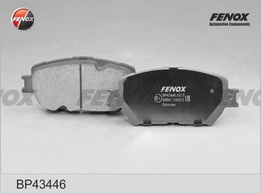 Fenox BP43446 Гальмівні колодки, комплект BP43446: Купити в Україні - Добра ціна на EXIST.UA!