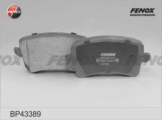 Fenox BP43389 Гальмівні колодки, комплект BP43389: Купити в Україні - Добра ціна на EXIST.UA!