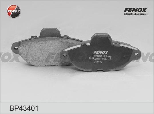 Fenox BP43401 Гальмівні колодки, комплект BP43401: Приваблива ціна - Купити в Україні на EXIST.UA!