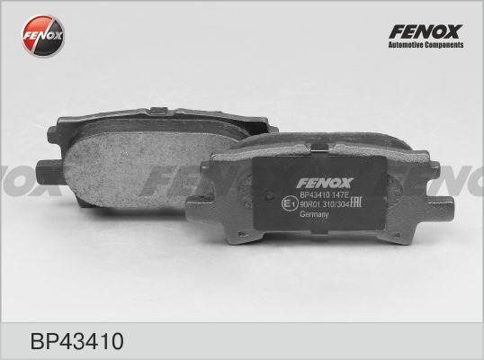 Fenox BP43410 Гальмівні колодки, комплект BP43410: Купити в Україні - Добра ціна на EXIST.UA!