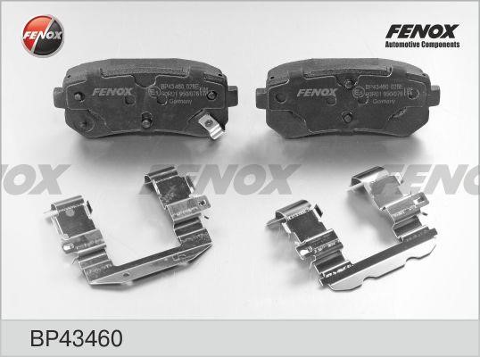 Fenox BP43460 Гальмівні колодки, комплект BP43460: Купити в Україні - Добра ціна на EXIST.UA!