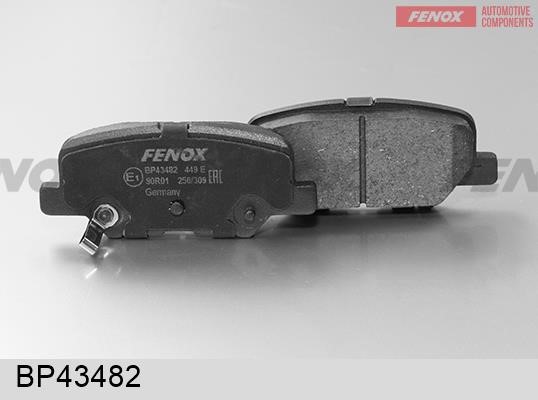 Fenox BP43482 Гальмівні колодки, комплект BP43482: Купити в Україні - Добра ціна на EXIST.UA!