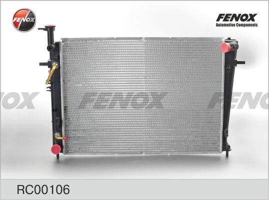 Fenox RC00106 Радіатор, система охолодження двигуна RC00106: Купити в Україні - Добра ціна на EXIST.UA!