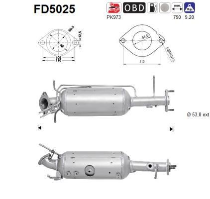 As FD5025 Фільтр FD5025: Купити в Україні - Добра ціна на EXIST.UA!
