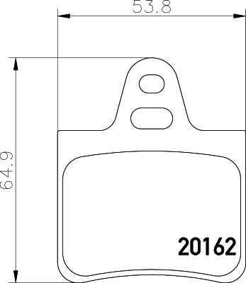 Don PCP1581 Гальмівні колодки, комплект PCP1581: Купити в Україні - Добра ціна на EXIST.UA!