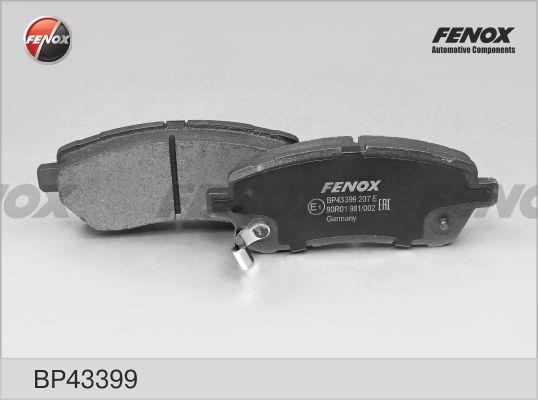 Fenox BP43399 Гальмівні колодки, комплект BP43399: Купити в Україні - Добра ціна на EXIST.UA!
