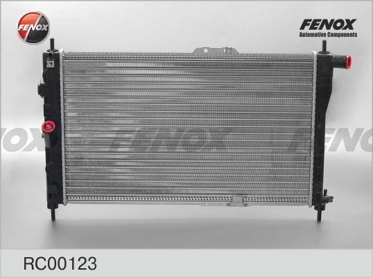 Fenox RC00123 Радіатор, система охолодження двигуна RC00123: Купити в Україні - Добра ціна на EXIST.UA!
