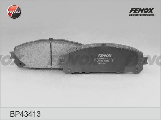 Fenox BP43413 Гальмівні колодки, комплект BP43413: Купити в Україні - Добра ціна на EXIST.UA!