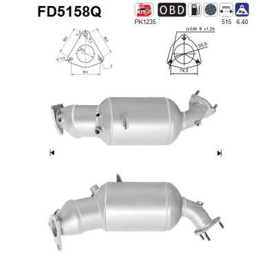 As FD5158Q Протисажний/пиловий фільтр, система відведення ВГ FD5158Q: Купити в Україні - Добра ціна на EXIST.UA!