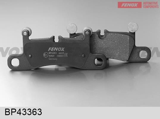 Fenox BP43363 Гальмівні колодки, комплект BP43363: Купити в Україні - Добра ціна на EXIST.UA!