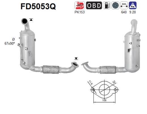 As FD5053Q Фільтр FD5053Q: Купити в Україні - Добра ціна на EXIST.UA!