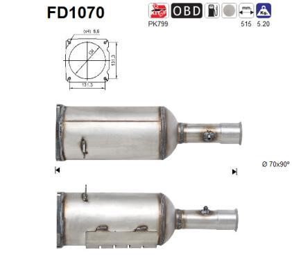 As FD1070 Фільтр FD1070: Купити в Україні - Добра ціна на EXIST.UA!