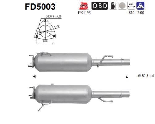 As FD5003 Фільтр FD5003: Купити в Україні - Добра ціна на EXIST.UA!