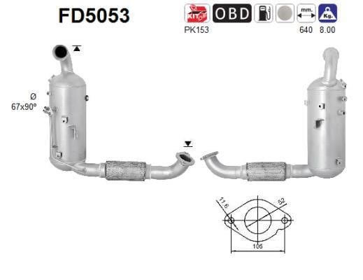 As FD5053 Фільтр FD5053: Купити в Україні - Добра ціна на EXIST.UA!