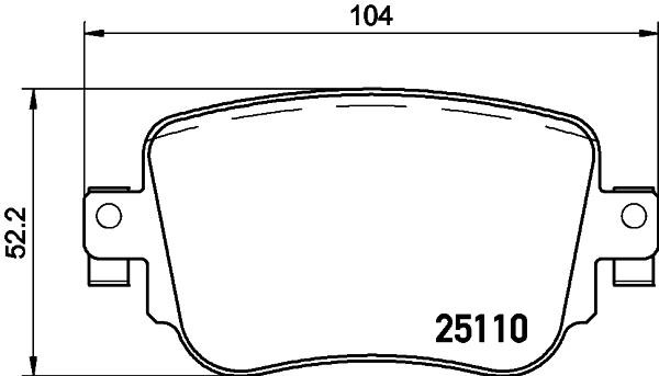 Don PCP1309 Гальмівні колодки, комплект PCP1309: Купити в Україні - Добра ціна на EXIST.UA!