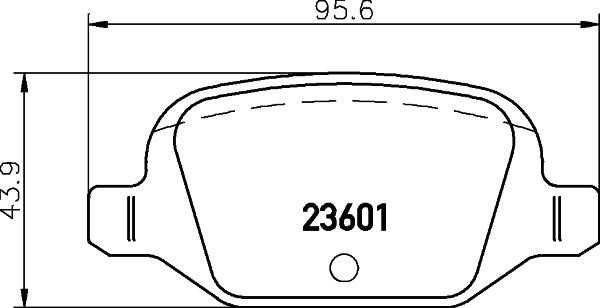 Don PCP1489 Гальмівні колодки, комплект PCP1489: Купити в Україні - Добра ціна на EXIST.UA!