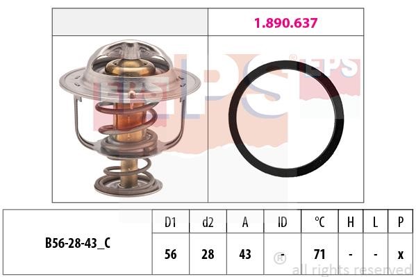 Eps 1.880.650 Термостат 1880650: Приваблива ціна - Купити в Україні на EXIST.UA!