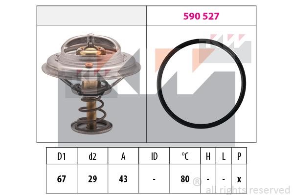 KW 580549 Термостат 580549: Купити в Україні - Добра ціна на EXIST.UA!