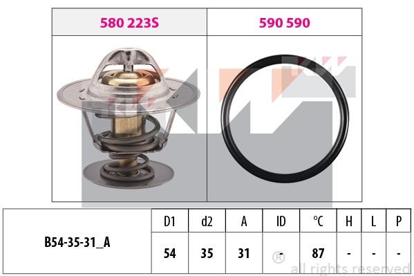 KW 580432 Термостат 580432: Купити в Україні - Добра ціна на EXIST.UA!