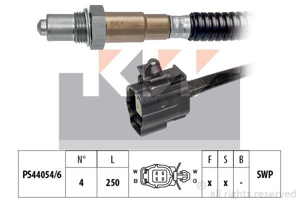 KW 498077 Датчик кисневий / Лямбда-зонд 498077: Купити в Україні - Добра ціна на EXIST.UA!