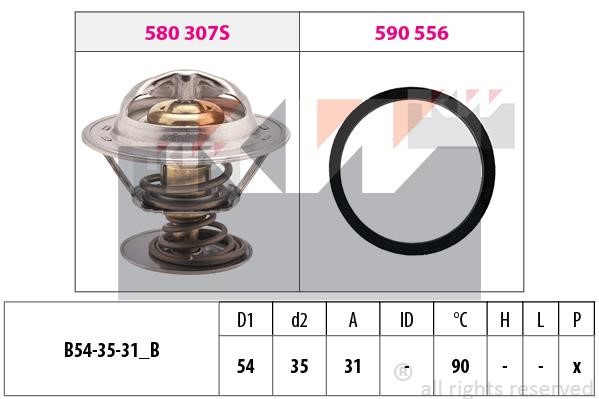 KW 580307 Термостат 580307: Купити в Україні - Добра ціна на EXIST.UA!