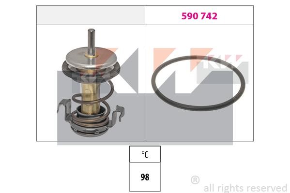 KW 580 991 Термостат, охолоджувальна рідина 580991: Купити в Україні - Добра ціна на EXIST.UA!