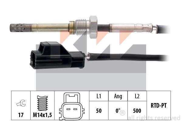 KW 422 171 Датчик температури відпрацьованих газів 422171: Купити в Україні - Добра ціна на EXIST.UA!