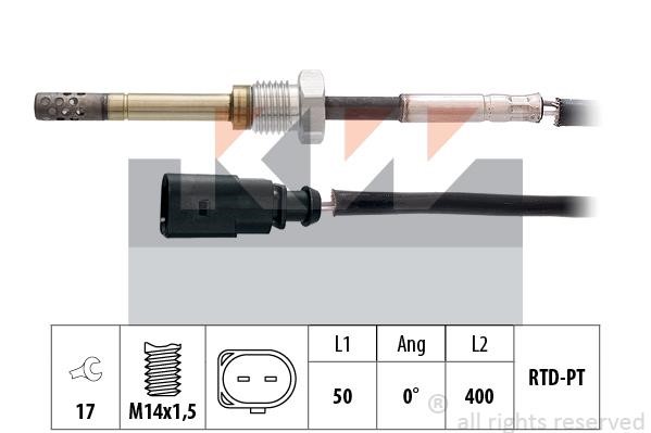 KW 422 066 Датчик температури відпрацьованих газів 422066: Купити в Україні - Добра ціна на EXIST.UA!