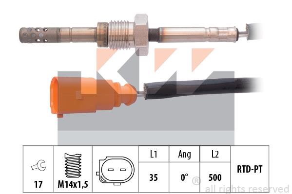 KW 422 159 Датчик температури відпрацьованих газів 422159: Купити в Україні - Добра ціна на EXIST.UA!