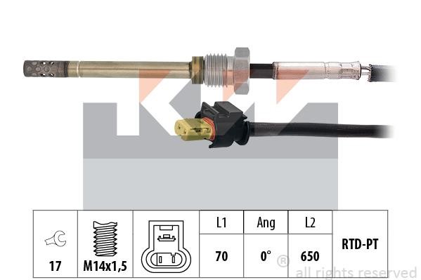 KW 422 069 Датчик температури відпрацьованих газів 422069: Купити в Україні - Добра ціна на EXIST.UA!